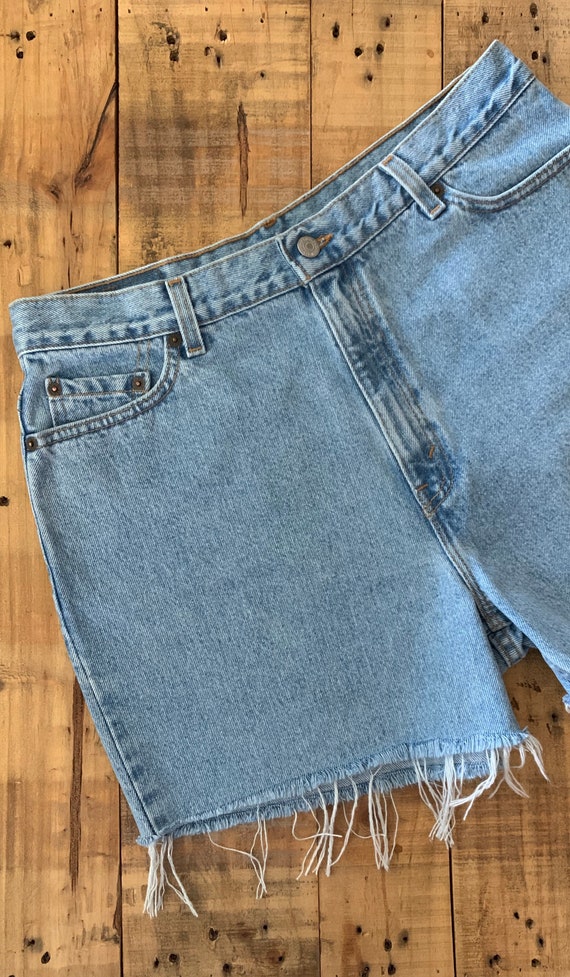 33" Levis High Waisted Shorts/Levis Shorts/90s sh… - image 3