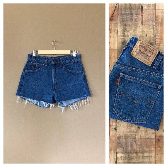 30 Levis High Waisted Denim Shorts levis Shorts 90s Shorts levi