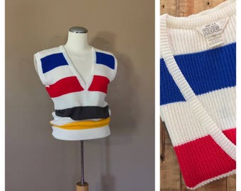 90s V Neck Sweater / Vintage Sweater / Hipster Sweater / Grunge Sweater / 90s Sweater / Ugly Sweater / 90s clothing / 80s clothing