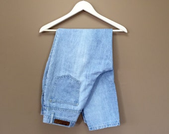 Sz 8 / 80s High Waisted Jeans / 90s Jeans / Vintage High Waisted Jeans / Mom Jeans / Distressed Jeans
