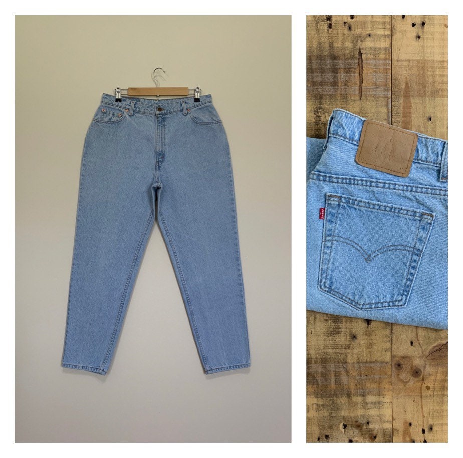34/35 Levis High Waisted Jeans Tapered 