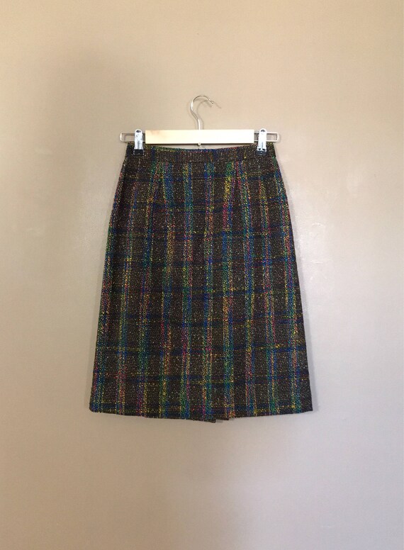 90s Skirt/Pleated Plaid Skirt/90s Skirt/90s Pleat… - image 2