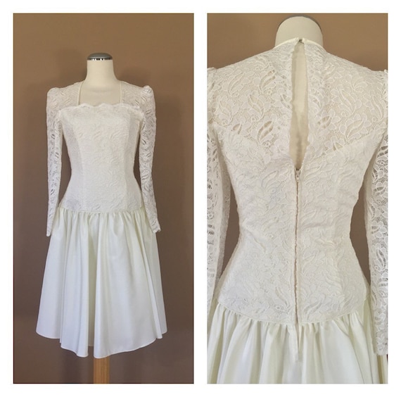 Vintage Wedding Dress Ivory / Vintage Wedding Dres