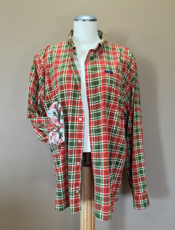 Flannel Shirt / Oversized Grunge Flannel / 90s Fl… - image 2