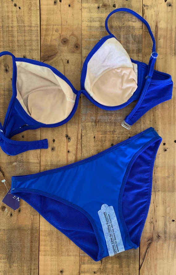 90’s Blue Bikini M/L / Classic Cut Bikini / Bikin… - image 8