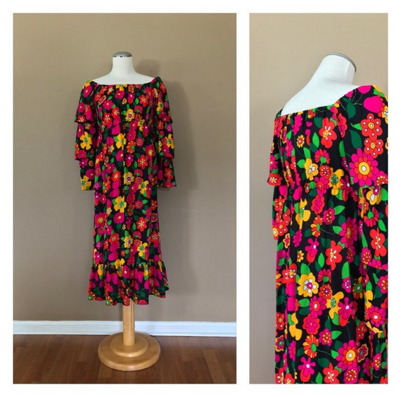 flower hippie dress