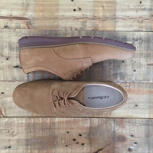 Vintage Mens Leather Oxfords / Brown Oxfords / Oxford Shoes / Oxfords Mens