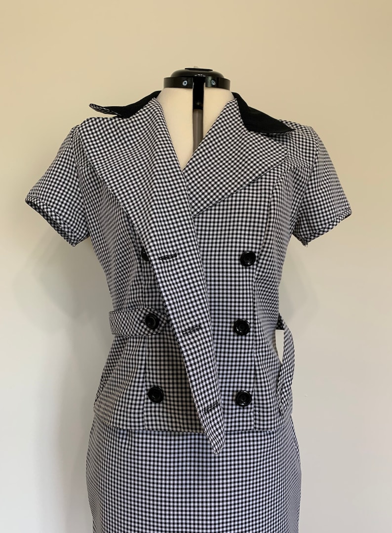 Two Piece Skirt Outfit Plaid Two Piece Set 90\u2019s Plaid Tartan Outfit Matching Plaid Outfit Two Piece Outfit Plaid Skirt Suit and Top