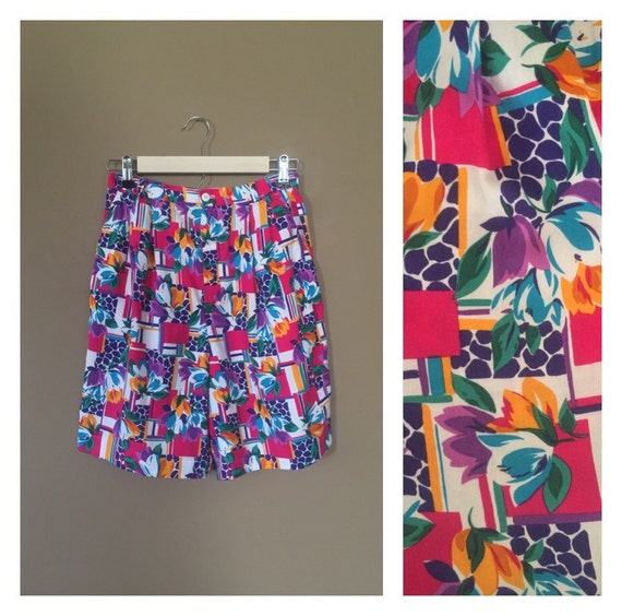 90s High Waisted Shorts / 90s Cotton Shorts / 90s