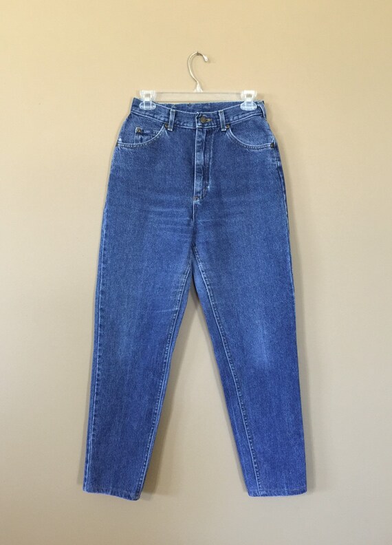 Size 10 Lee High Waisted Jeans  / 90s Jeans / Vin… - image 2