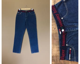 30” Tommy Hilfiger Jeans Vintage / High Waisted Jeans Tommy Hilfiger / 90s Tommy Jeans / Vintage High Waisted Jeans