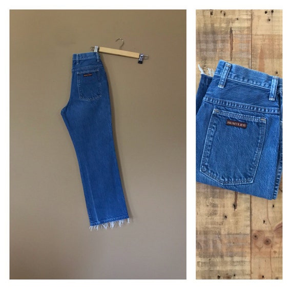 26" Vintage Rustler Jeans High Waist 90s Tapered … - image 1
