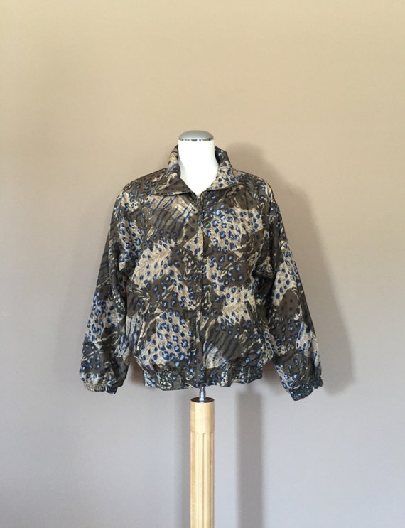 1990s Oversized Windbreaker / 90s Hip Hop Clothing / Jacket / 80s Windbreaker / 80s Clothing / 90s jacket / 80s Jacket / 90s Clothing