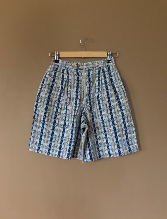 Small 90's Plaid High Waisted Shorts/Plaid Shorts… - image 2
