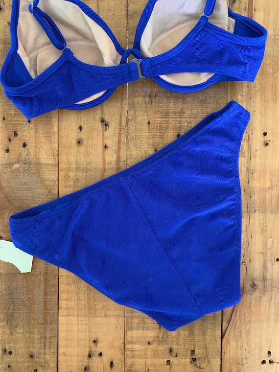 90’s Blue Bikini M/L / Classic Cut Bikini / Bikin… - image 6