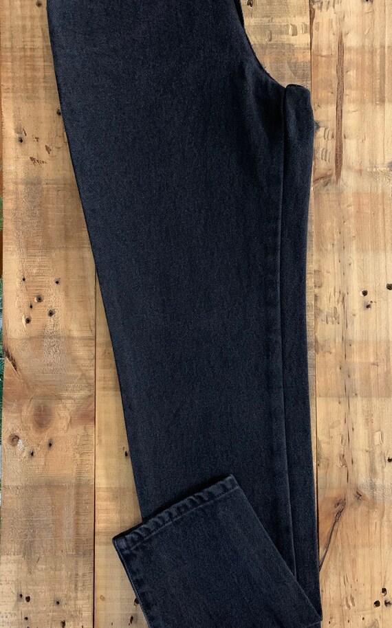 24” Black Levis Jeans High Waisted Slim Fit Taper… - image 8