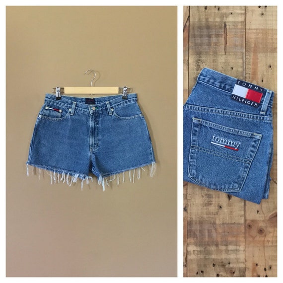 tommy hilfiger shorts denim