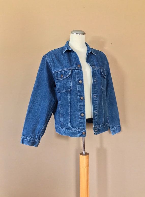 90s Gap Denim Jacket Medium / Vintage Jean Jacket… - image 7