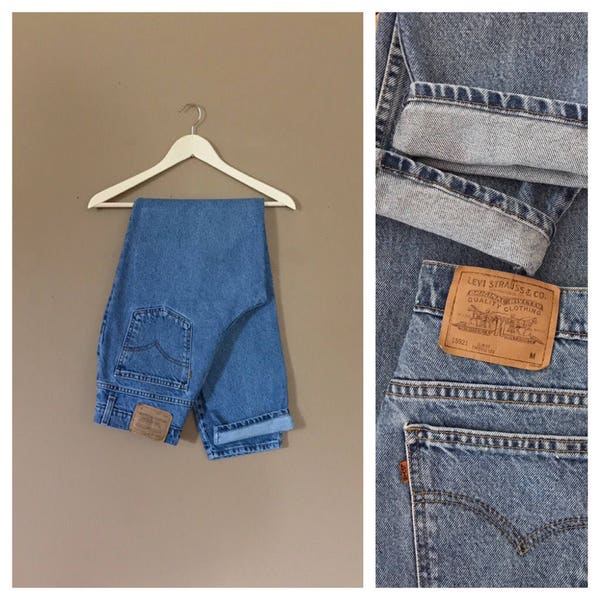 Waist 31 Levis High Waisted Jeans/ Levis 550/90s Jeans/Vintage High Waisted Jeans/Mom Jeans/Acid Wash Jeans/Jordache Jeans / Guess Jeans