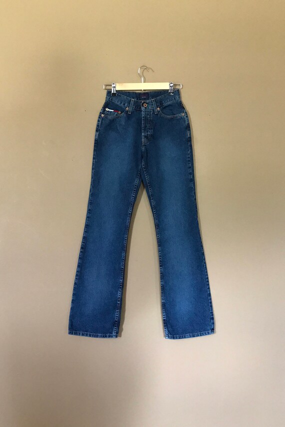 24" Tommy Hilfiger High Waisted Jeans / 90s Jeans… - image 2