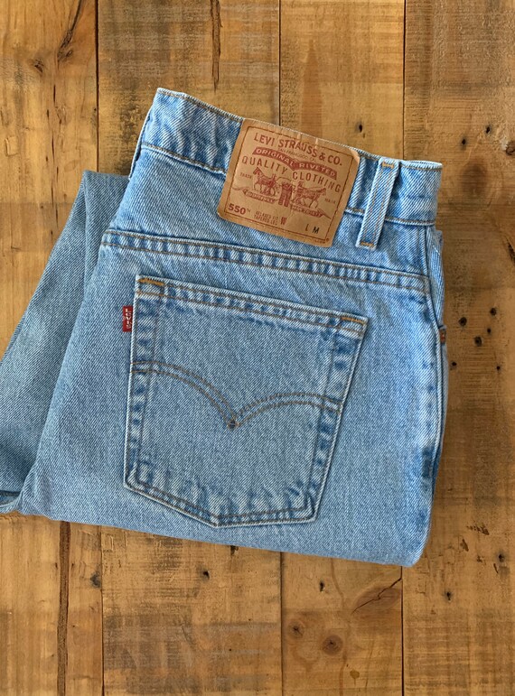 34/35" Levis High Waisted Jeans Tapered / Levis 5… - image 9