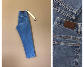 28/29" High Waisted Jeans / Levis 550/90s Jeans/Vintage High Waisted Jeans/Mom Jeans/Acid Wash Jeans/Jordache Jeans