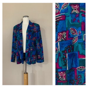 90s Women’s Blazer Medium / 90s Oversized Sports Jacket  / 90s Jacket / 80s Blazer / 90s Hip Hop Clothing / 90s Sports Coat