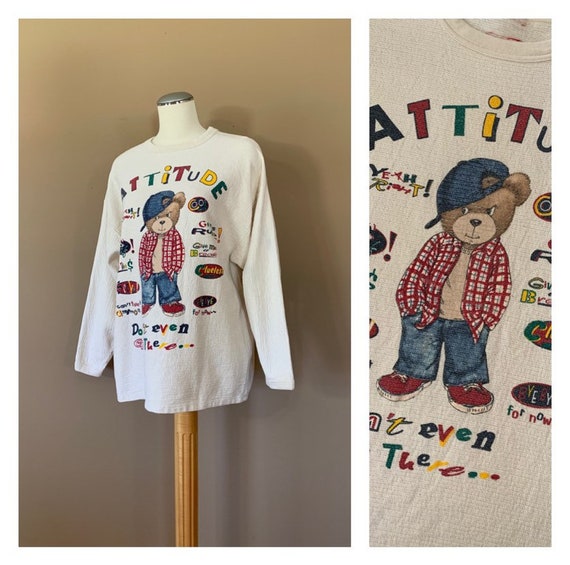 90s Oversized Sweatshirt / 80's Sweatshirt / 90s C