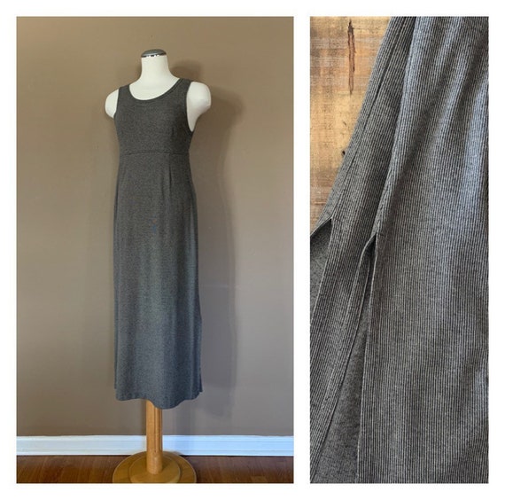 90s Minimalist Dress Long / Medium Dress Women / … - image 1