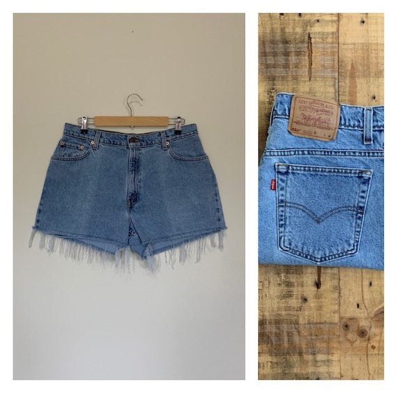 34” Levis High Waisted Shorts/90s Levis Shorts/Lev