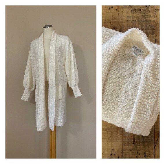 90’s Oversized Sweater Cardigan Medium / Vintage K
