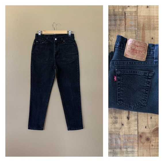 29”~31” Levis 512 Black High Waisted Jeans / 90s B