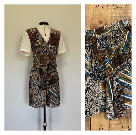 90’s Two Piece Shorts Outfit High Waisted Short an