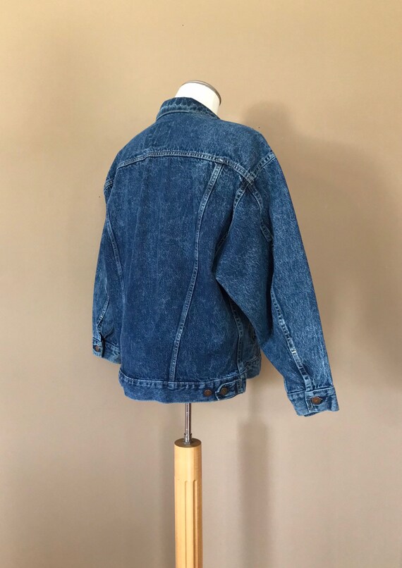 Levis Oversized Denim Jacket Large  / Vintage Jea… - image 8