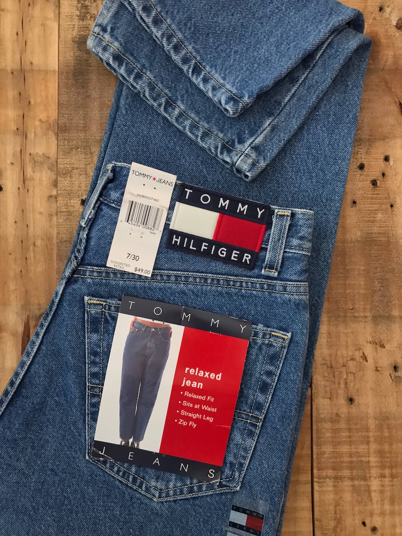 29 Tommy Hilfiger Jeans Women / High Waisted Jeans / 90s Etsy