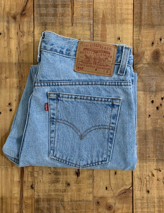 32” Levis 512 High Waisted Jeans Light Wash / Lev… - image 7