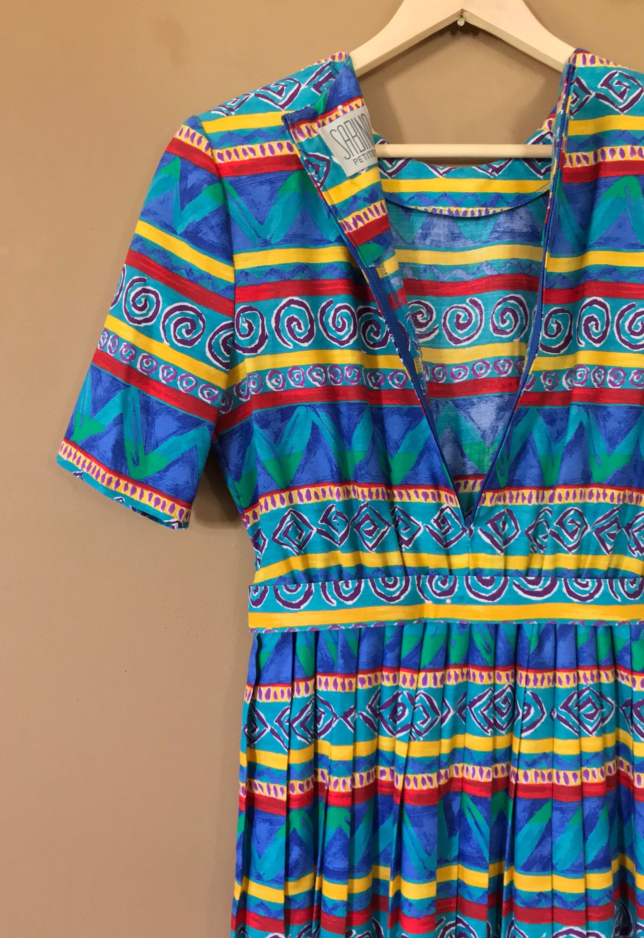 90s Maxi Dress Abstract 90s Dress/vintage Dress 90s/vintage Etsy