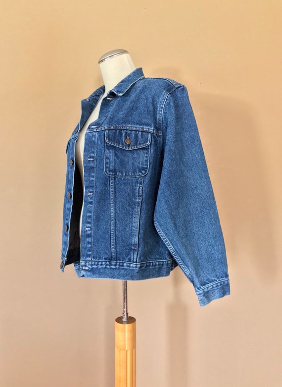 90s Gap Denim Jacket Medium / Vintage Jean Jacket… - image 4