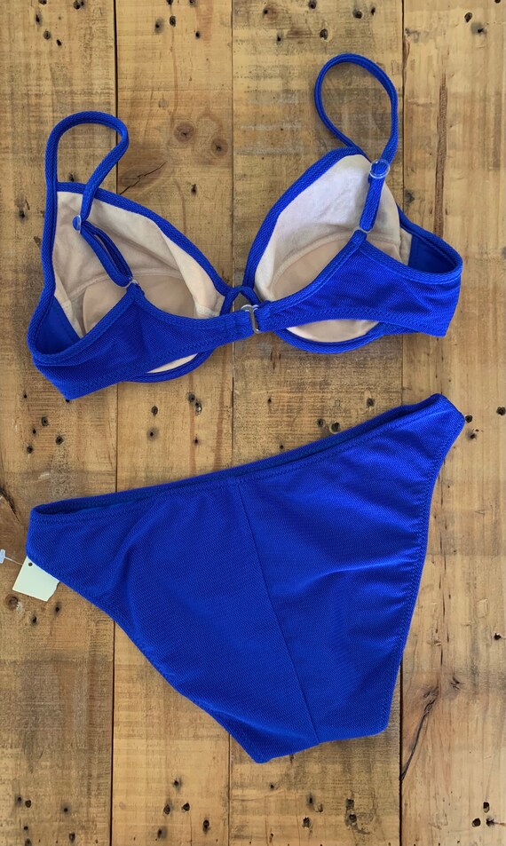 90’s Blue Bikini M/L / Classic Cut Bikini / Bikin… - image 5