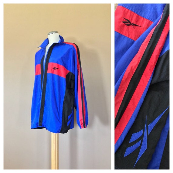 90s Reebok Windbreaker XXL 90’s Oversized Windbre… - image 1