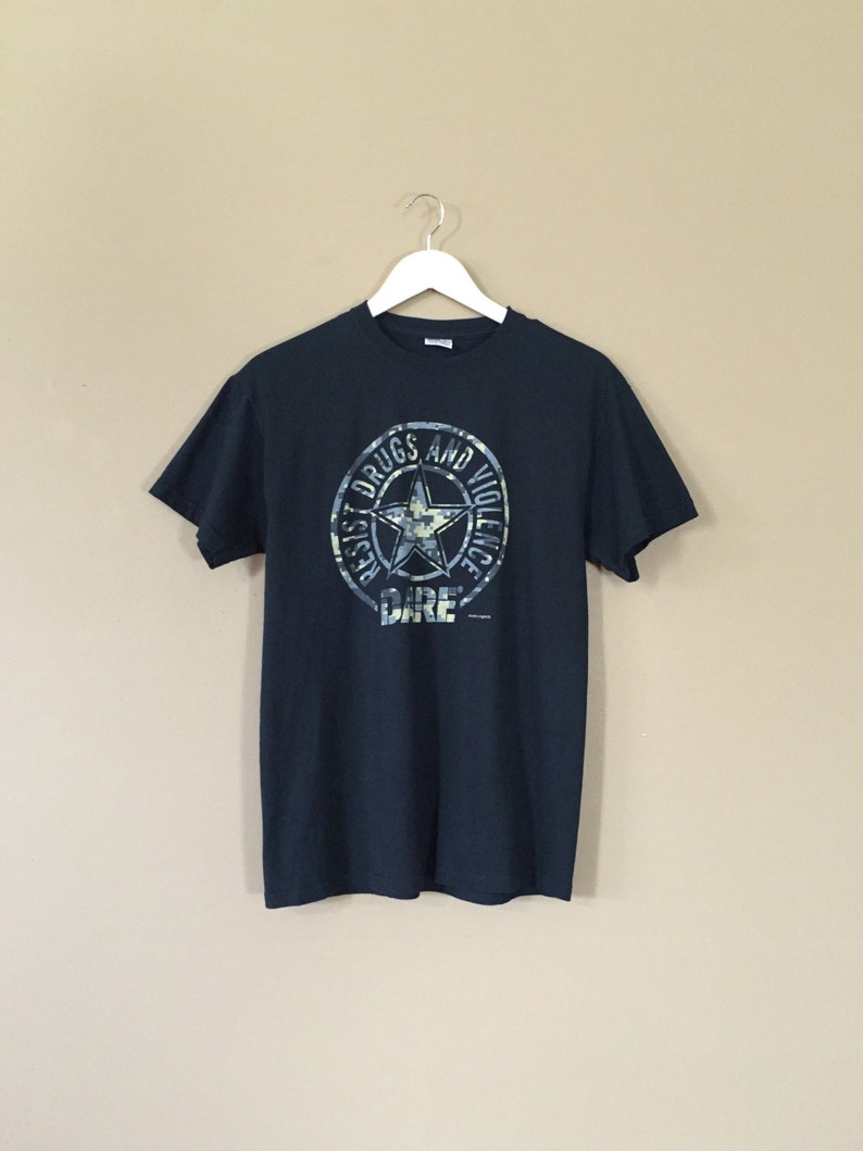 90s D.A.R.E Tee / 90s Grunge Tee / Band Shirt / Band T-Shirt / | Etsy