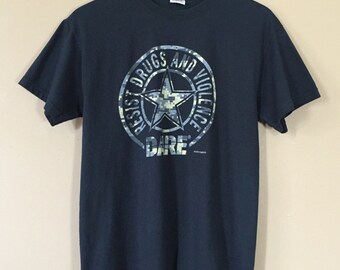 90s D.A.R.E Tee / 90s Grunge Tee / Band Shirt / Band T-shirt