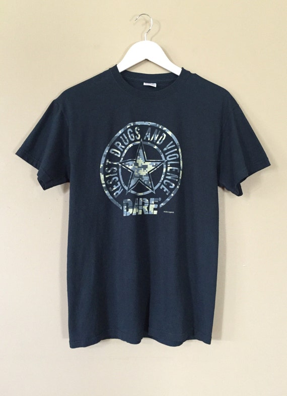 90s D.A.R.E Tee / 90s Grunge Tee / Band Shirt / B… - image 2