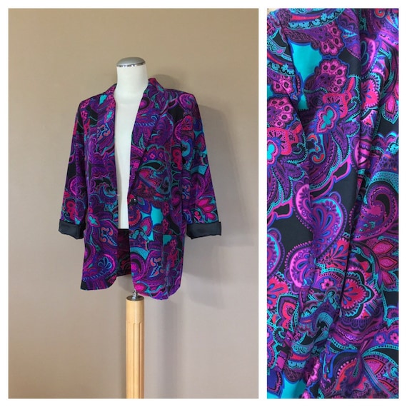 90s Blazer / 90s Windbreaker / 90s Jacket / 80s Bl