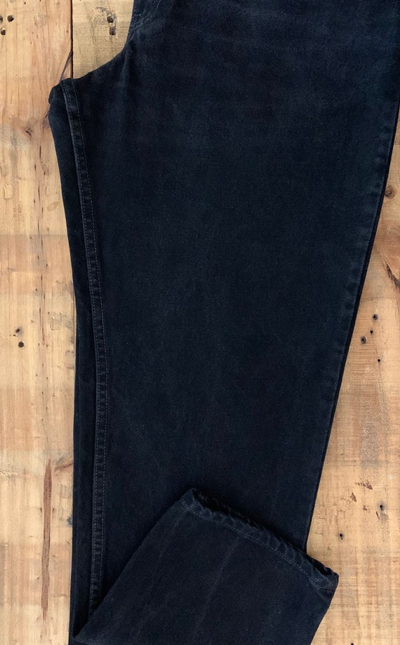 32”/33" Black Levis Jeans High Waisted Tapered Le… - image 7
