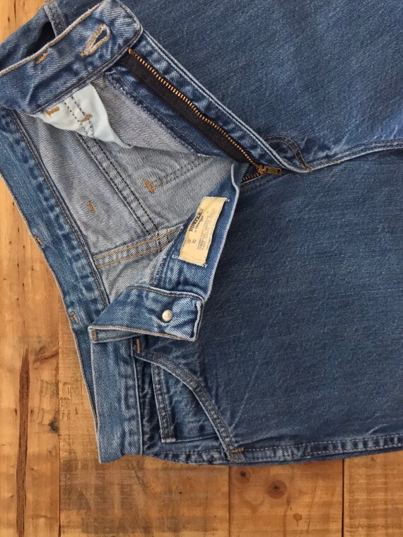 26" Vintage Rustler Jeans High Waist 90s Tapered … - image 10