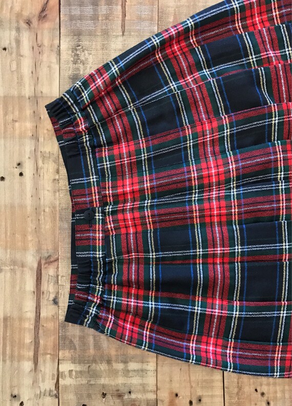 90s Plaid Skirt/Pleated Plaid Skirt/90s Skirt/90s… - image 5