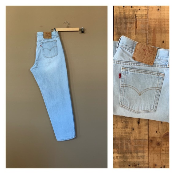 35" Levis High Waisted Jeans Straight Leg / Levis