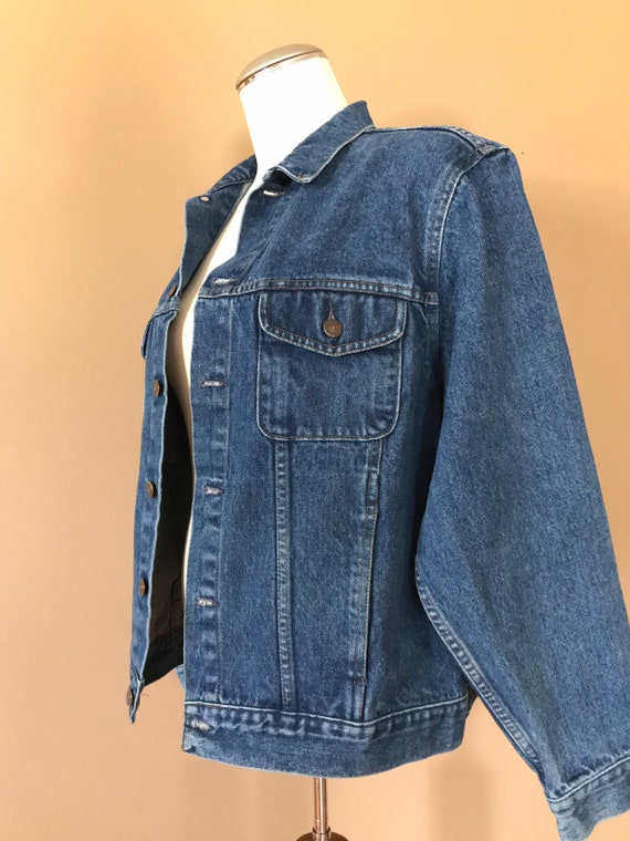 90s Gap Denim Jacket Medium / Vintage Jean Jacket… - image 5