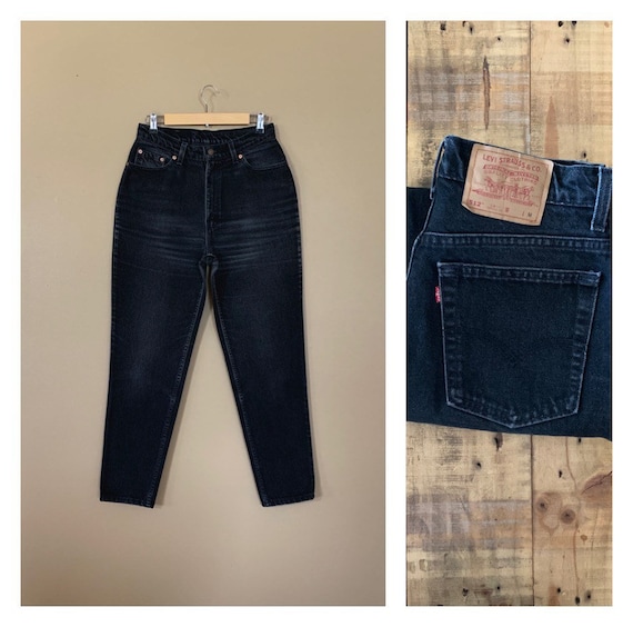 30" Levis 512 Jeans Black Slim Fit Tapered Leg/Lev
